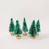 5/8pcs Mini Christmas Trees Small Artificial Christmas Tree Ornament Cedar Pine Sisal Tabletop Merry Christmas Party Decoration