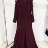 HIGH STREET Newest Fashion 2025 Designer Party Vestido Women's Diamonds Beaded Split Long Maxi Dress