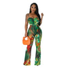 Floral Printed Jumpsuits Summer Outfits for Women 2024 Clubwear Spaghetti Strap Skinny One Pieces Romper Summer Beach Wear