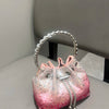 Handle Rhinestones Evening clutch Bag Purses and handbag luxury Designer shoulder bag Shiny Crystal Clutch purse bucket bag