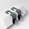 Multifunction Portable Rhinestone Car Seat Back Hook Headrest Storage Holder Hanging Bag Organizer Auto Interior Accessories