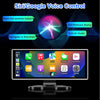 11.26 inch Car DVR 4K Dash Cam Dual Lens Wireless Carplay & Android Auto Video Recorder Monitor GPS Navigation 5G Wifi FM AUX