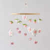 Baby Crib Mobile Bed Bell Rattle Toys Wooden Crochet Stars Pendant Bed Bell Toys Newborn Comfort Crib Bracket Hanging Toys Gifts