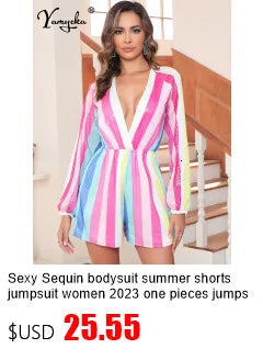 Sexy vintage rhinestone bodycon jumpsuit women 2025 summer Pants jumpsuits body birthday party club outfits bodysuit overalls HL