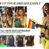 Afro Kinky Bulk Braiding Hair Extensions – Rebecca Fashion Lightweight, Natural Colors for African Braids & Casual Wear