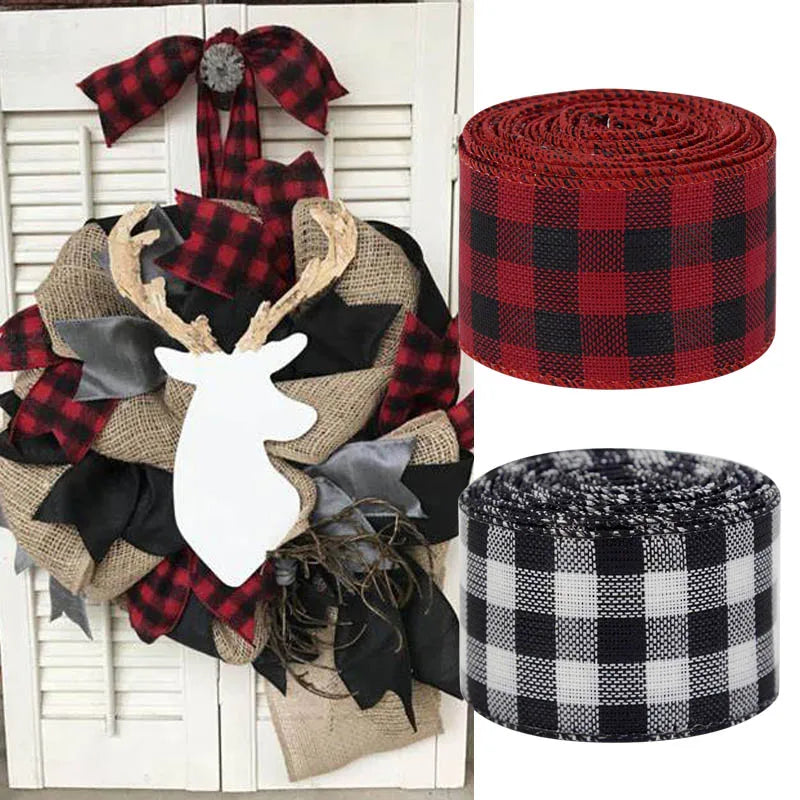 20/10pcs Linen Christmas Bow Decoration Christmas Tree Hanging Ornaments Bowknot For Xmas Wreath New Year 2024 Navidad Gifts Bow