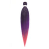 Pre-stretched Braids Synthetic Hair Professional Itch Free Hot Water Setting Fiber 30'' Ombre Yaki Texture Braid Hair Extensions