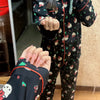 2Pcs/Set Christmas Hello Kitty Pajama Set Anime Cute Woman's Home Wear Cartoon Casual Pajamas Couple Sleep Clothing Loungewear