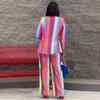 2024 Women Formal Jacket & Trousers Office Lady Outfits Autumn Women Two Pieces Set Print Blazer Coat & Pants Suit Sets Female