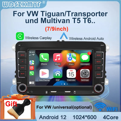Android 13 Car Radio For VW Volkswagen Golf 5 6 Touran Passat B6 Jetta MK5 MK6 Autoradio Multimedia Player Smart car systems