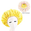 Double-Sided Sleeping Hat Adjustable Nightcap Bathing Hat Girl Sleep Protector Tool