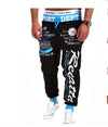 Men Streetwear Sweatpants Y2K Graffti Hip Hop Drawstring Waist Relaxed Fit Jogger Pants  with Pockets Loose Drop Crotch Trousers