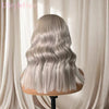 UStyleHair 613 Blonde Bob Lace Hair Lace Front Short Wave Wig Side Part Synthetic Front Wig Heat Resistant Synthetic Hair Daily