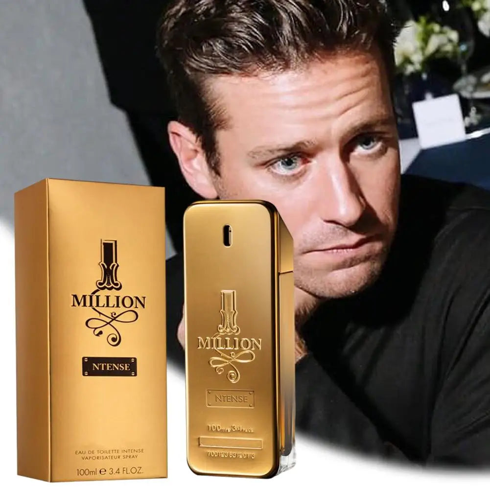 50/100ml Perfume Golden Million Gold Brick Extrait - Men's Long-Lasting Woody Perfume Men's Perfume Pray Fragrance