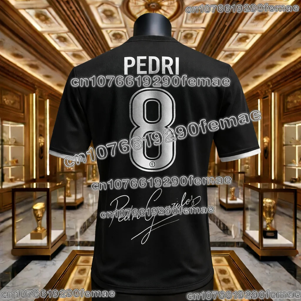 2026 Special Edition Pedri No.8 Football Jersey Fan Favorite Soccer Shirt Quick Dry Breathable Comfortable Short Sleeve Training