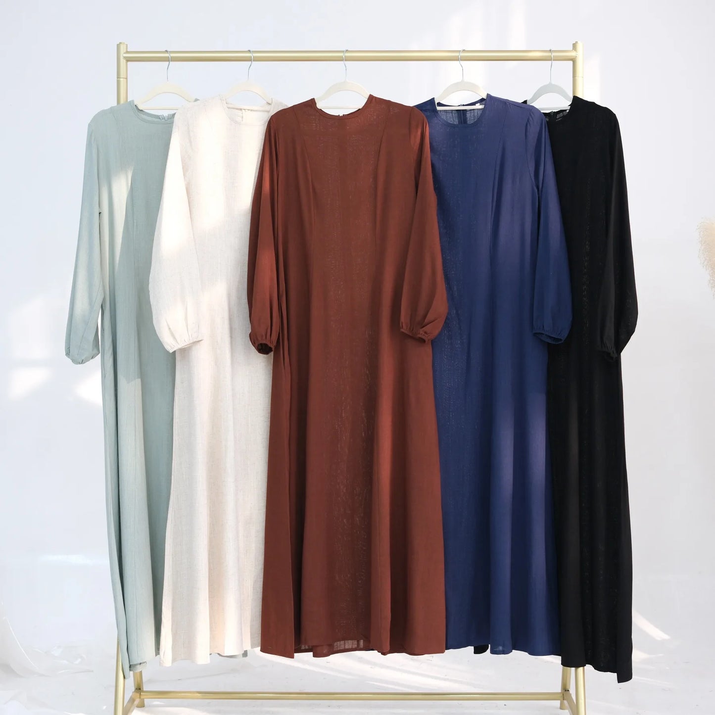 Muslim Abaya Women Dresses Solid Slim Jalabiya Eid 2025 Ramadan Morocco Islam Vestidos Largos Arab Long Robe Dubai Abayas Kaftan