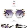 Stylish Diamond Blingbling Sunglasses For Mens Women With Bee 2022 Luxury Brand Designer Rhinestone Sexy SunglassesWomen