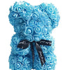 Artificial Flower Eternal Rose Teddy Bear for  Birthday Anniversary Gifts & Decor Miniatures A for my girlfriend Valentine's Day