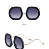 Oversized Luxury Diamond Shiny Sunglasses Women Irregular Round Crystal Sun Glasses Men UV400 Shades Eyewear Polygonal Sunglass