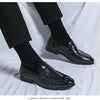 High Quality Leather Shoes Men British Style Wedding Business Brogue Shoes For Men Size 48 Men's Dress Shoes Formal Leather Male