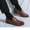 High Quality Leather Shoes Men British Style Wedding Business Brogue Shoes For Men Size 48 Men's Dress Shoes Formal Leather Male