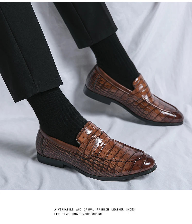 High Quality Leather Shoes Men British Style Wedding Business Brogue Shoes For Men Size 48 Men's Dress Shoes Formal Leather Male