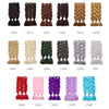 S-noilite Box Braiding Hair Pre Stretched Ombre Jumbo Braids Synthetic Braiding Hair Red Pink Blue Gray 24 Inch Hair Extensions