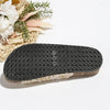Double Metal New Fashion Buckle Diamond Sequins Slippers Home Leisure Beach Women's Flat Sandals for Fall and Winter Models