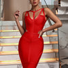 Bandage Dress Women Party Dress Bodycon Elegant Sexy Evening Birthday Club Outfits Summer 2024
