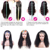 2x1 Curly Short Bob Wig Human Hair With Bangs Lace Glueless Curly Bob Wigs Human Hair Wig Natural Color For Women 180% Density
