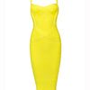 New 2024 Women Sexy Celebrity Midi Red White HL Elastic Bandage Dress Spaghetti Strap Club Bodycon Party Dress Wholesale HL434