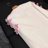TWOTWINSTYLE Sweet Spliced Appliques Blazers For Women V Neck Long Sleeve Spring Temperament Coat Female Fashion New KJA533232