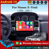 Android 14 Carplay Auto For Nissan X-Trail X Trail X - Trail 1 T30 2000 - 2007 Car Radio Multimedia Video Player Navigation GPS