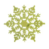 Pack Of 24/12/6 Pieces Snowflakes For Christmas Tree Decoration Blue Snowflakes With Bright Powder Winter New Year Hanging Decor