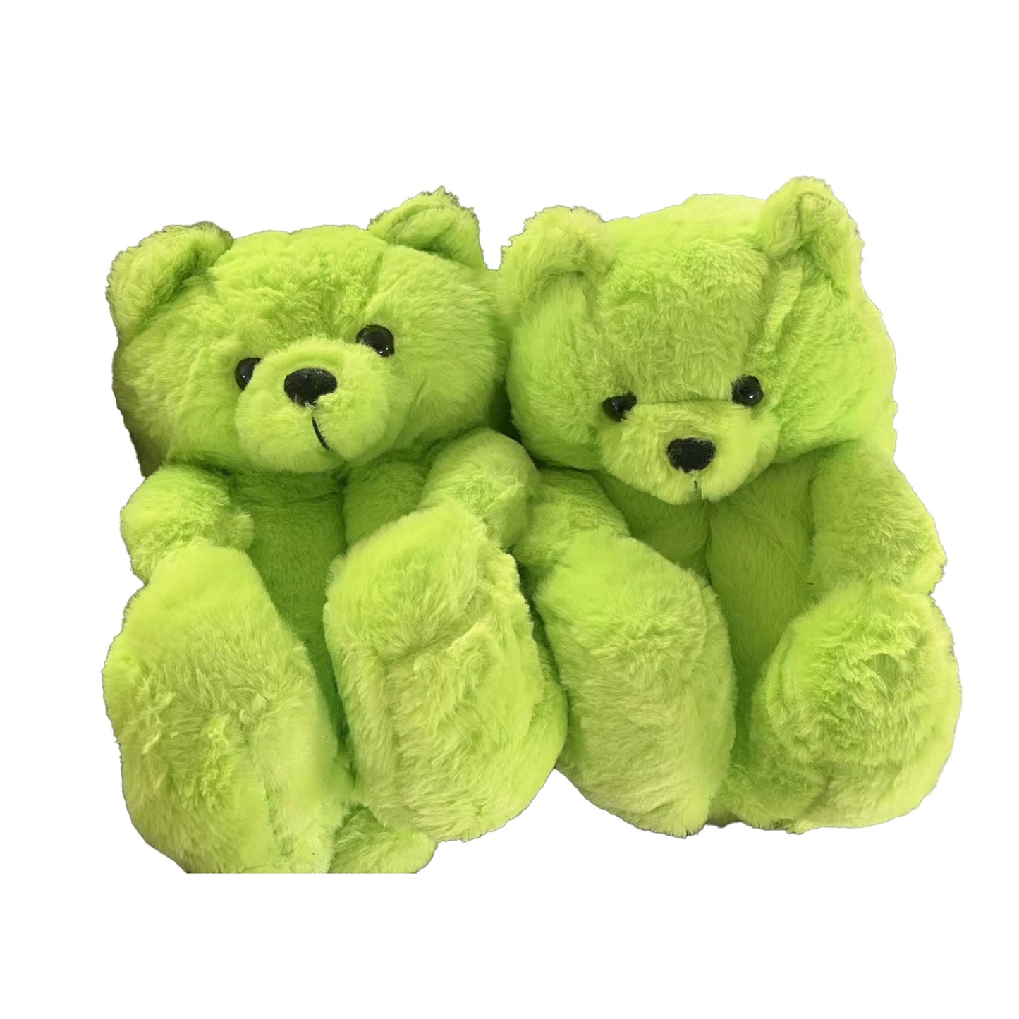 Highland Cow Fashion Bear Plush Slippers Women Men House Animals Soft Shoes Christmas Slipper Adults Indoor Shoes