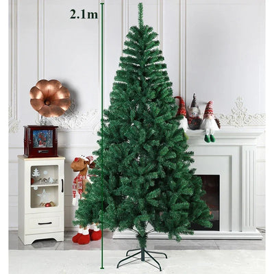 PVC Christmas Tree Encrypted  Artificial Fir Decorative Tree Indoor and Outdoor Christmas Atmosphere Decoration Pieces 0.9m~3m