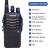 2/4PCS Baofeng BF-888S V2 Walkie Talkie Dual Band Portable Long Range Standby UHF 400-470MHz USB Ham Two Way Radio for Hunting