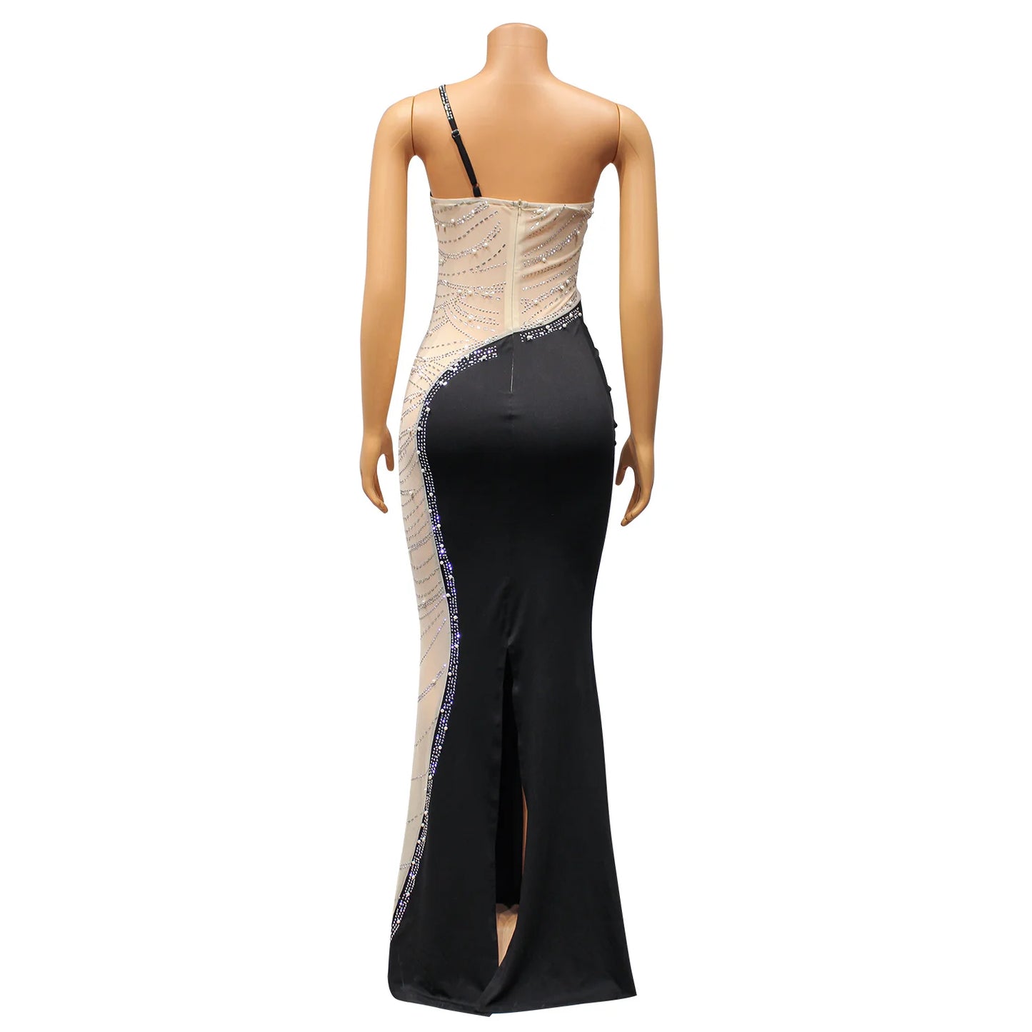 Sexy Summer Women Clothing Mesh Transparent Strap Long Dress One-piece Chic Style Mid-waist Length