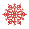 Pack Of 24/12/6 Pieces Snowflakes For Christmas Tree Decoration Blue Snowflakes With Bright Powder Winter New Year Hanging Decor