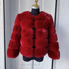 Damenmode Kunstpelzmantel superheiß Herbst Winter Damen kurze Kunstfuchsjacke flauschig hohe Qualität 7XL Damen Pelzmäntel