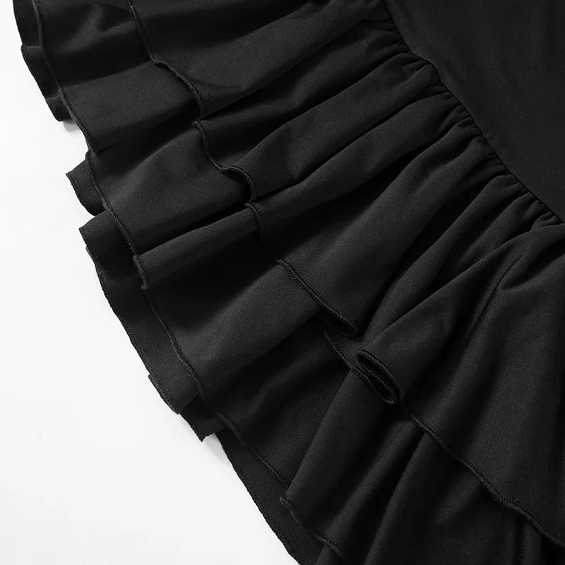 Women's Solid Pleated Short Dress Sleeveless O-neck Fashion Elegant Simple Mini Bodycon Dresses Slim Street Casual Party Holiday
