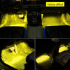 Neon LED Car Interior Ambient Foot Strip Light Accessories Back light Remote App Music Control Auto Decorative Atmosphere Lamp