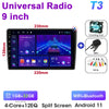 Universal 7 9 10″ 2 din Android 12 Car Radio Multimedia Video Player For Nissan Kia Honda Toyota Volkswagen 4G DSP Carplay Auto