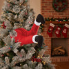 Santa Claus Legs Hanging, Christmas Tree Plush Decor, Santa Claus Elf Leg Christmas Decorations for Xmas Hanging Ornaments