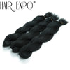 26Inch Vixen Crochet Bulk Hair Synthetic Jumbo Braids Fluffy Yaki Straight Crochet Hair Afro Kinky Curly Braiding Hair Extension