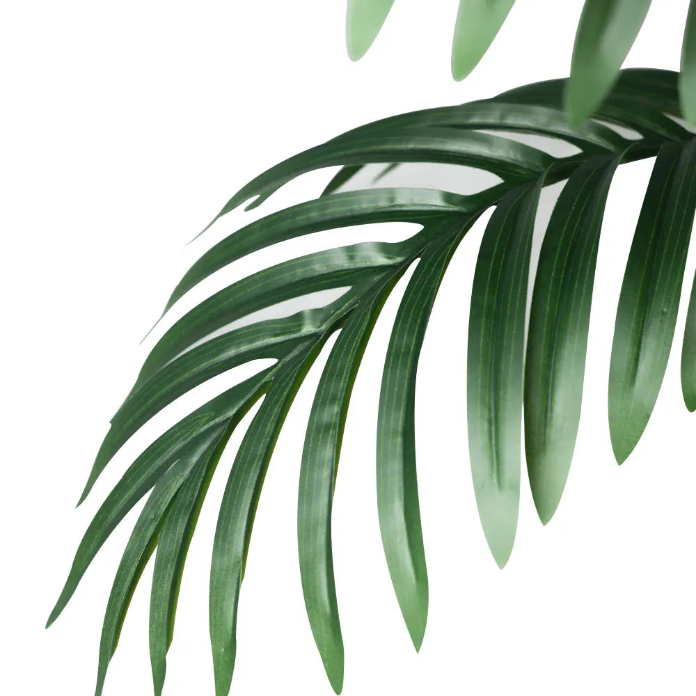 90-180cm Large Fake Palm Tree Artificial Tropical Plants Plastic Monstera Leaves Big OliveTree Foliage for Home Garden Decor