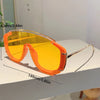KAMMPT Y2k Stylish Women Sunglasses Fashion Gradient Outdoor Sports Shades Trendy Luxury Brand Design Futuristic Men Sun Glasses