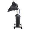Portable Shampoo Basin with 2 Water Buckets 30cm Deep Salon Hair Washing Sink Adjustable Height Angle Mobile Shampoo Bowl Unit