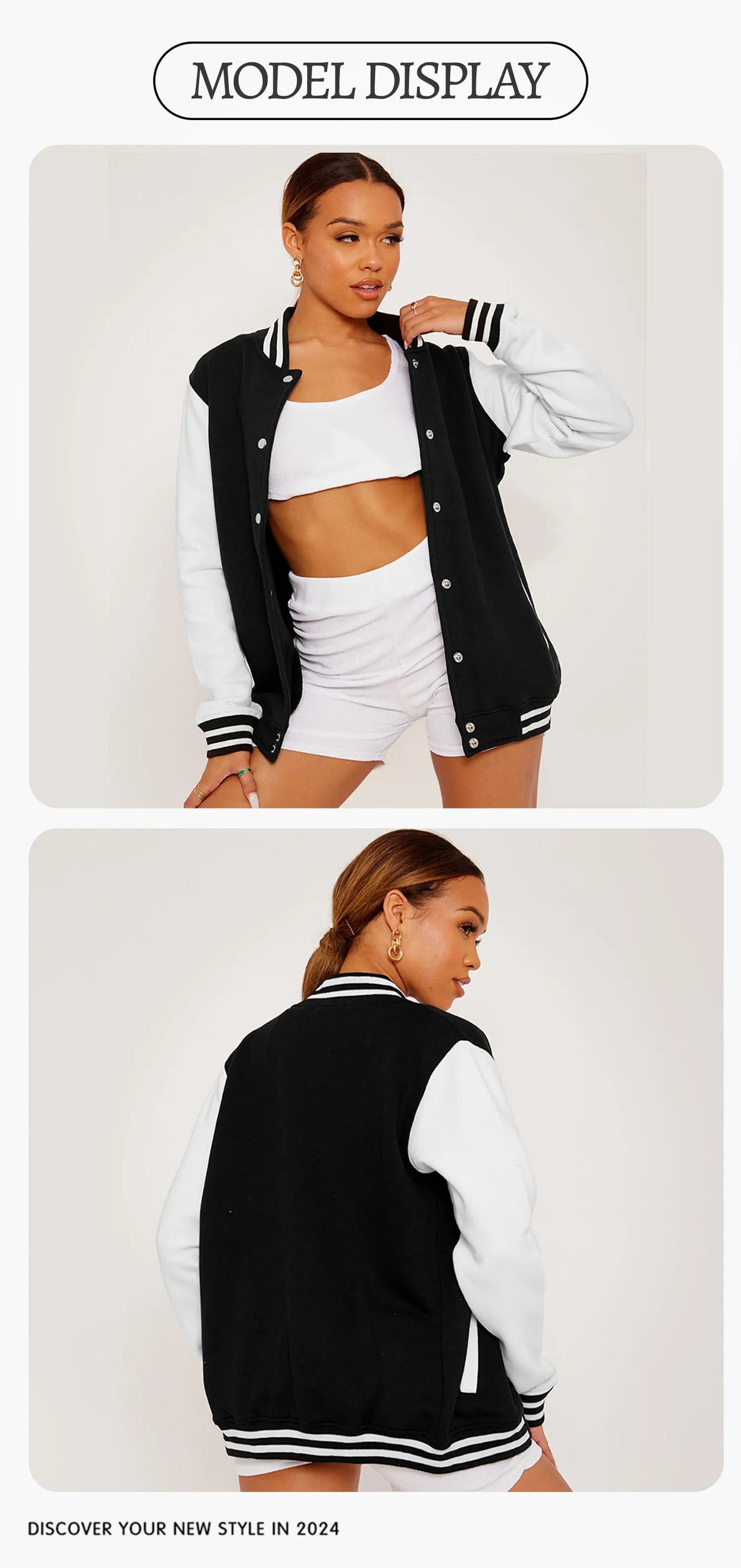 New York 1985 Letter Prints Jackets Women Hip Hop Baseball Uniform Personality Street Casual Jacket Warm Soft Womans Clothing
