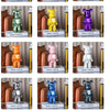 20/28/35cm Aesthetic Bear Figure Stautes Ceramics Violent Bear Figurines Sculptures Decor Luxury Room Decorations Home Ornament